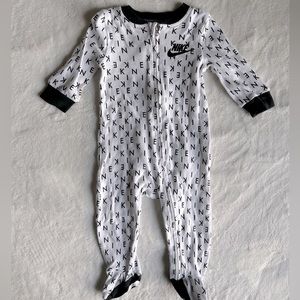 Nike baby footie pajamas